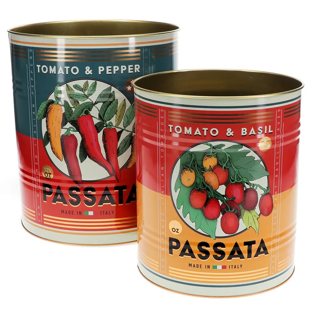 Rex Opbergblikken XL 2-delig - Passata op witte achtergrond