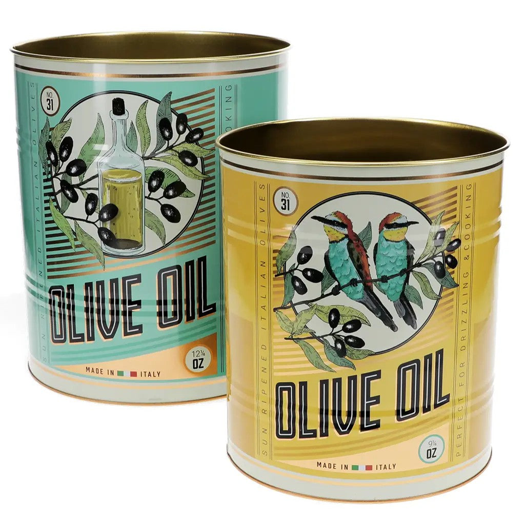 Rex Opbergblikken XL 2-delig - Olive Oil op witte achtergrond