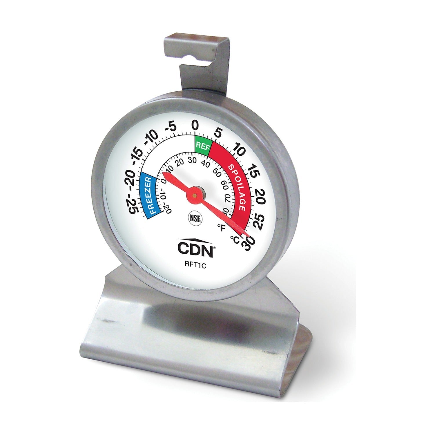 CDN Koel/Vriesthermometer op witte achtergrond