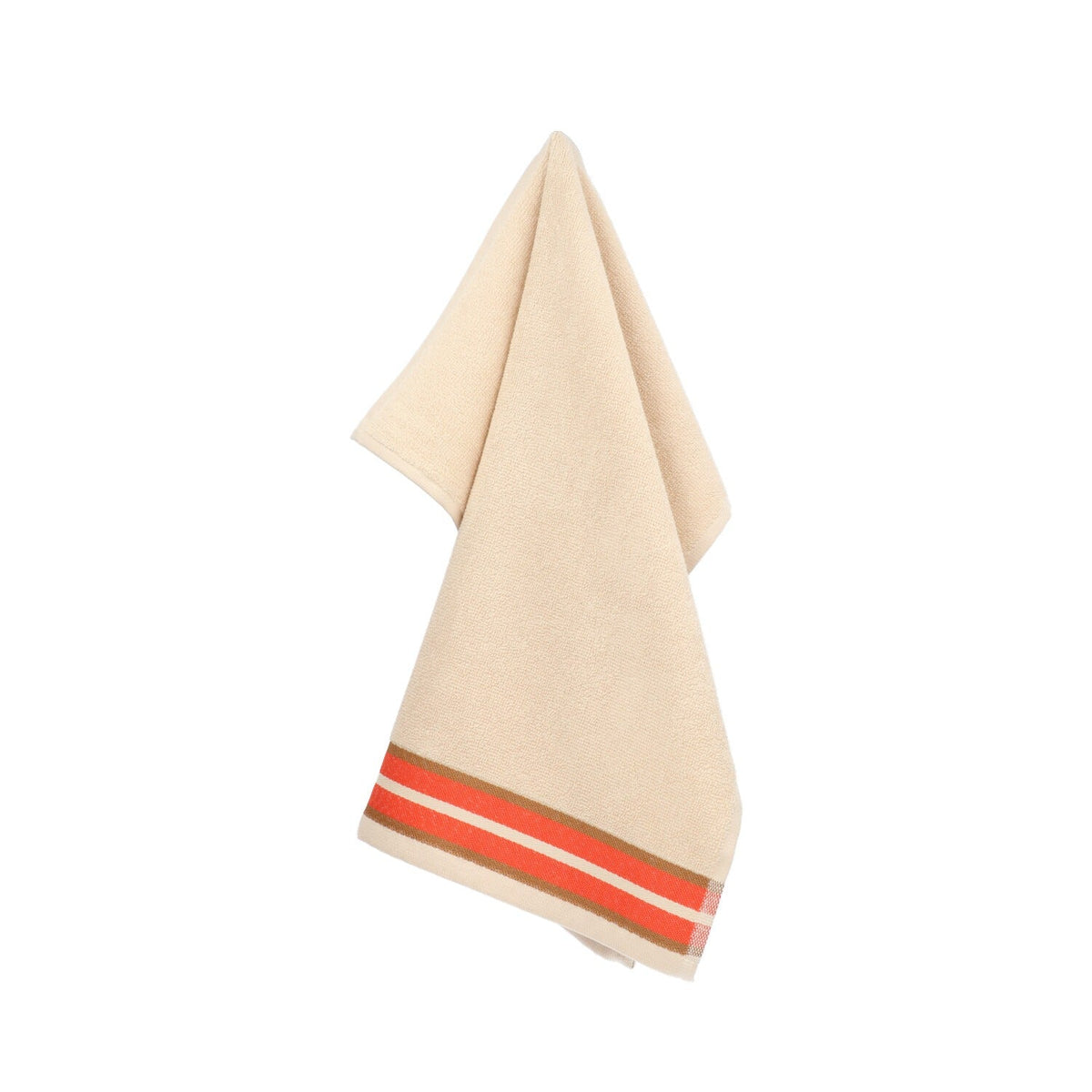 Return to Sender Keukendoek Carina - Coral op witte achtergrond