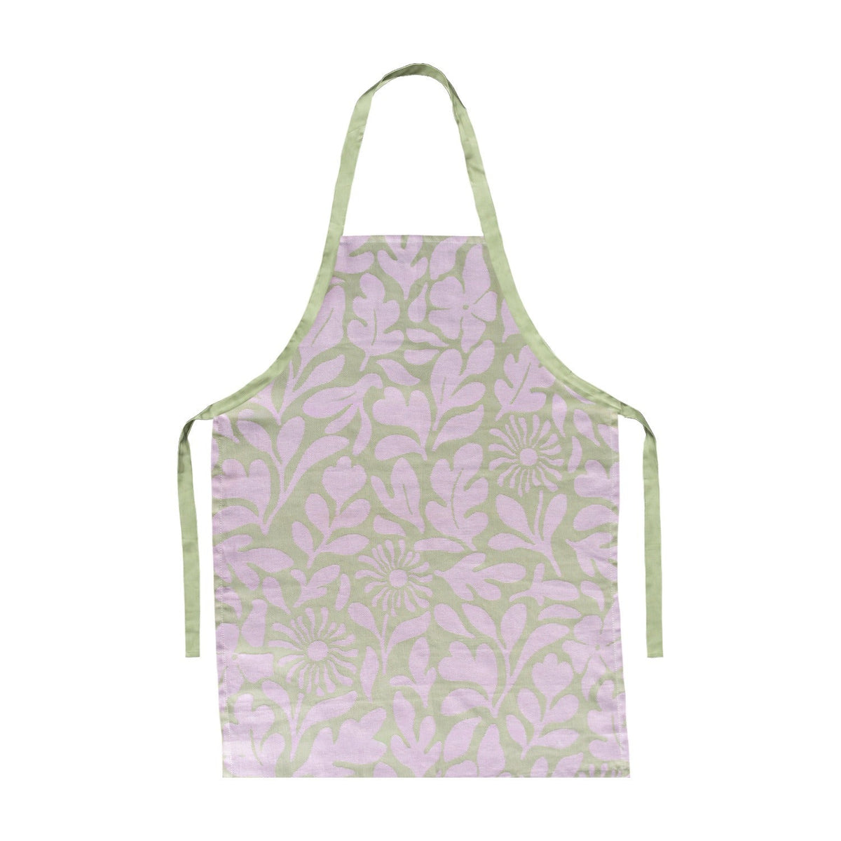 Return to Sender Schort Flower Carina - Sage Green op witte achtergrond