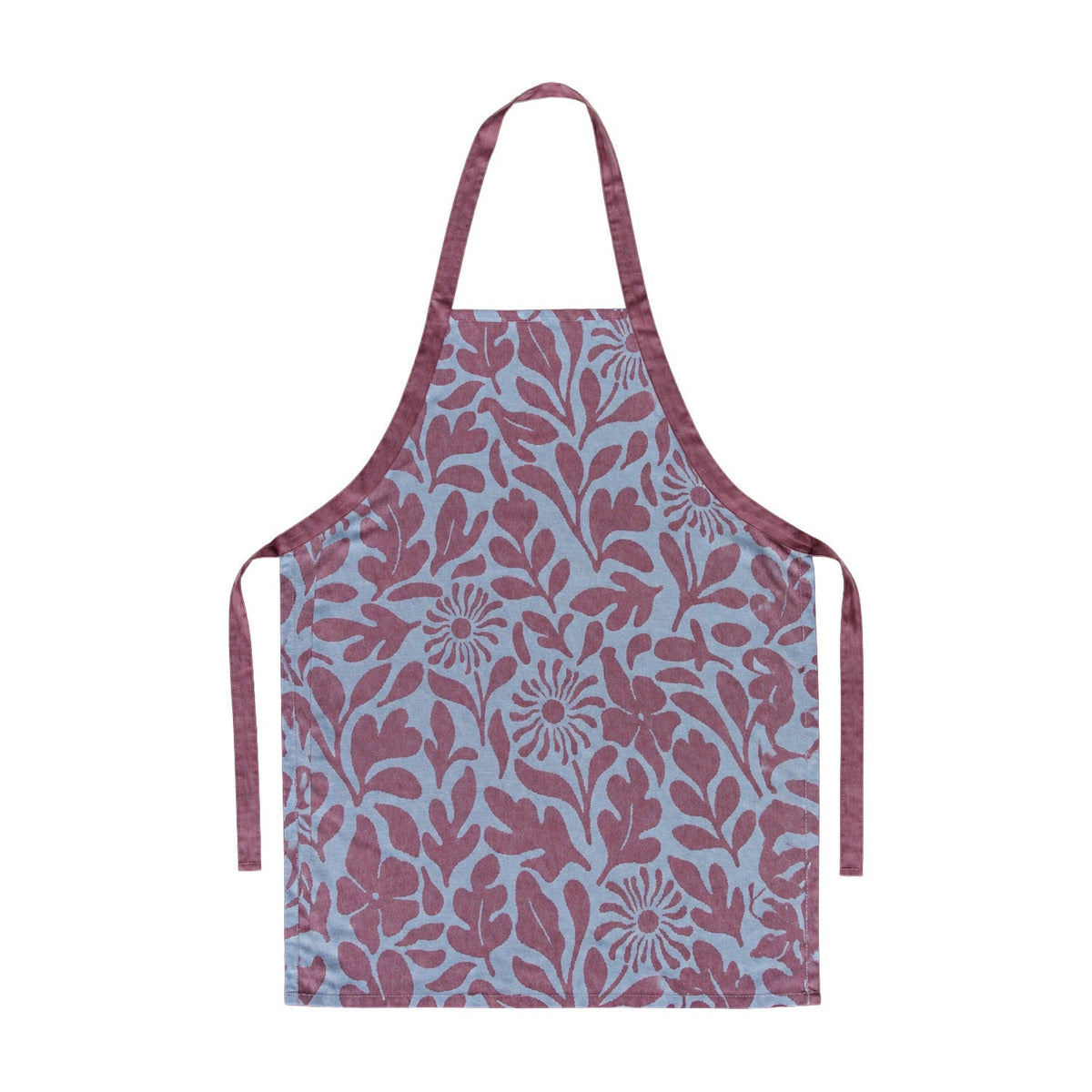 Return to Sender Schort Flower Carina - Burgundy op witte achtergrond