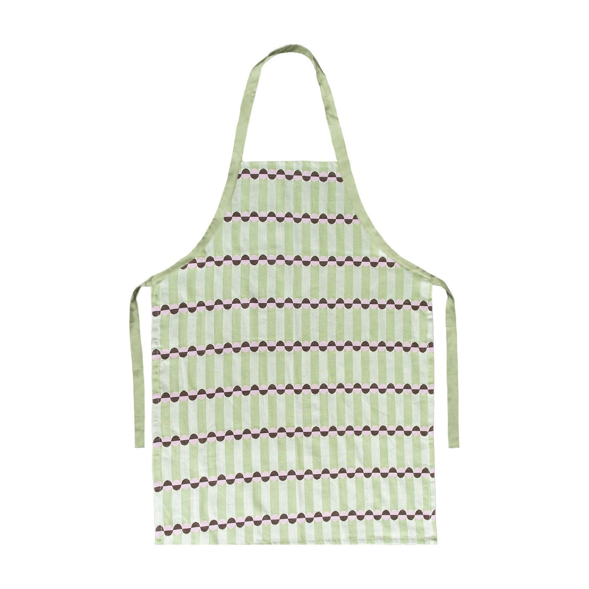 Return to Sender Schort Natural Ana - Sage Green op witte achtergrond