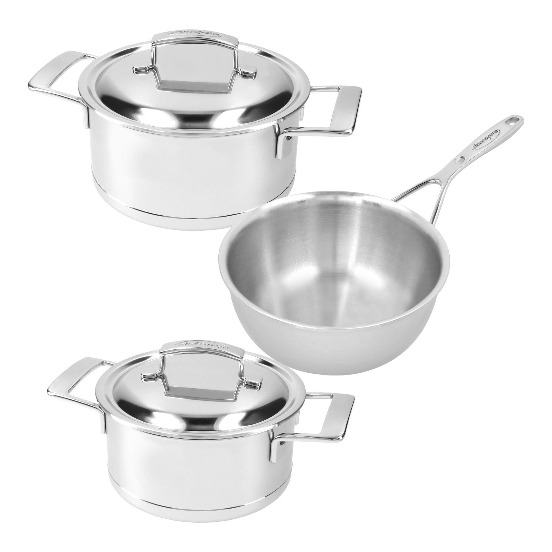 Demeyere Silver 7 Pannen Startset 3-delig, productfoto 4