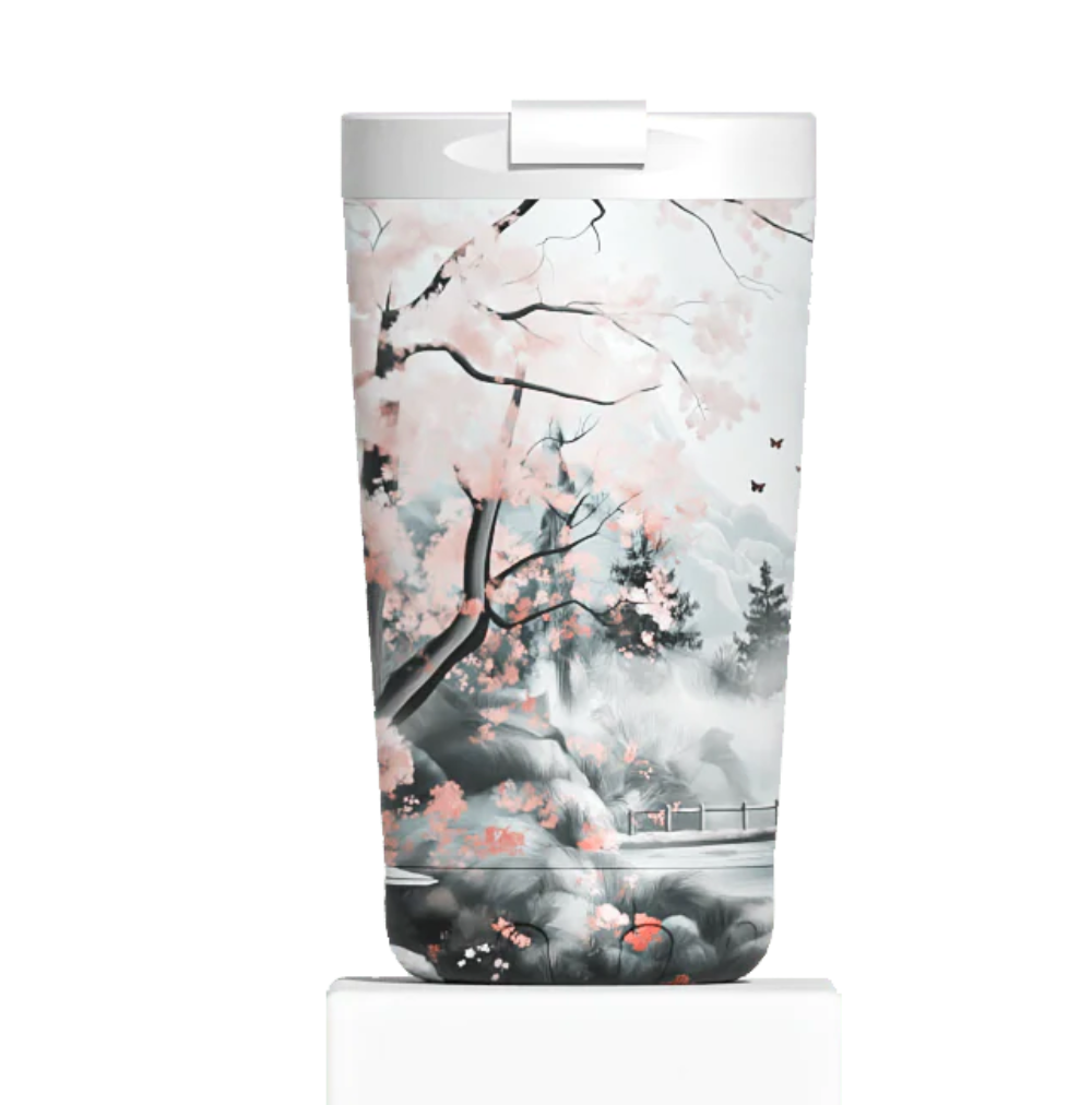 IZY Thermosbeker Sakura Dreams - 350 ml op witte achtergrond