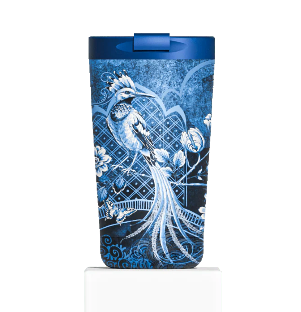 IZY Thermosbeker Royal Blue - 350 ml op witte achtergrond
