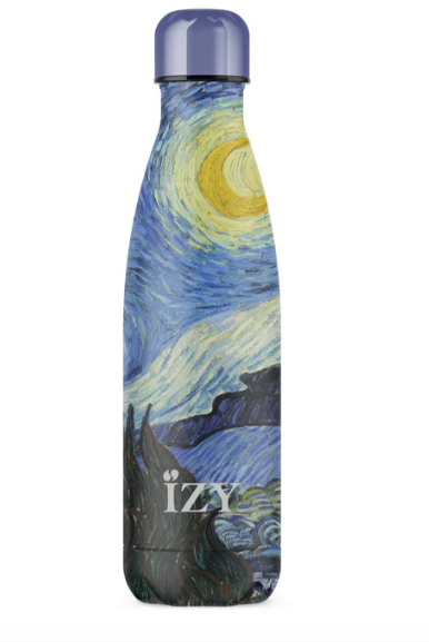 IZY Thermosfles Starry Night Van Gogh - 500 ml op witte achtergrond
