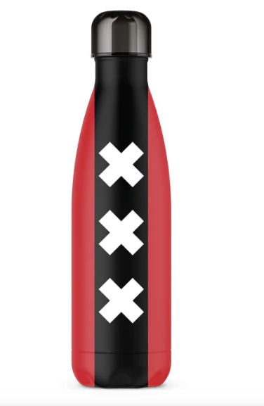 IZY Thermosfles Amsterdam XXX - 500 ml op witte achtergrond
