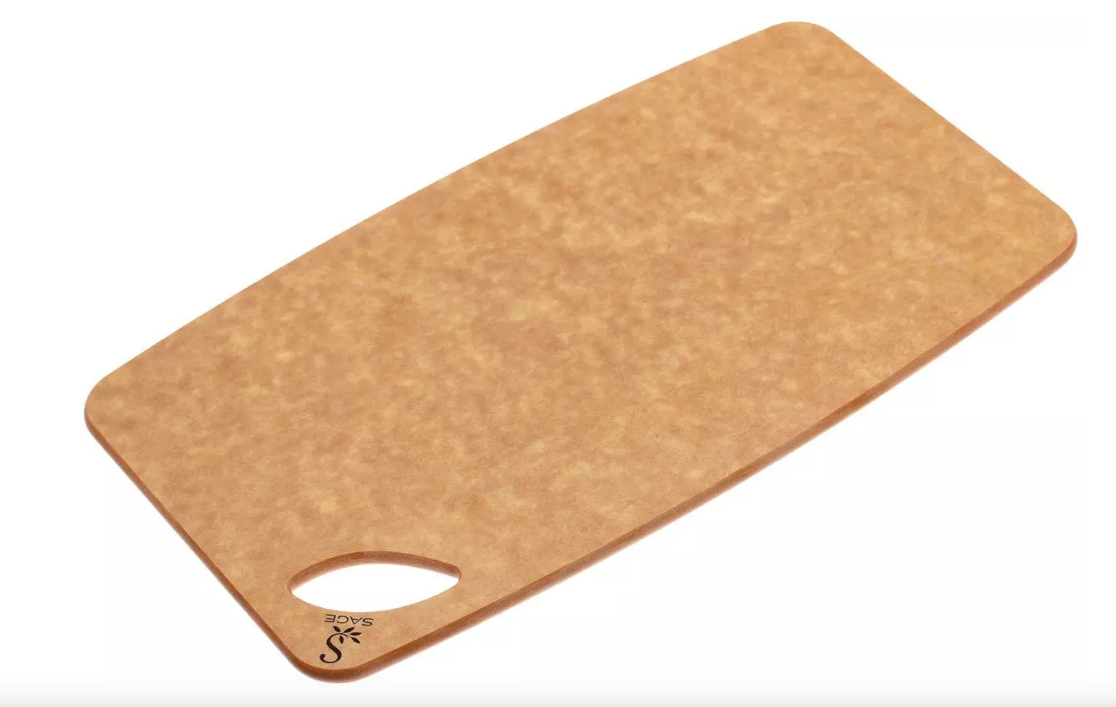 Sage Snijplank Naturel - 27 x 15 cm op witte achtergrond