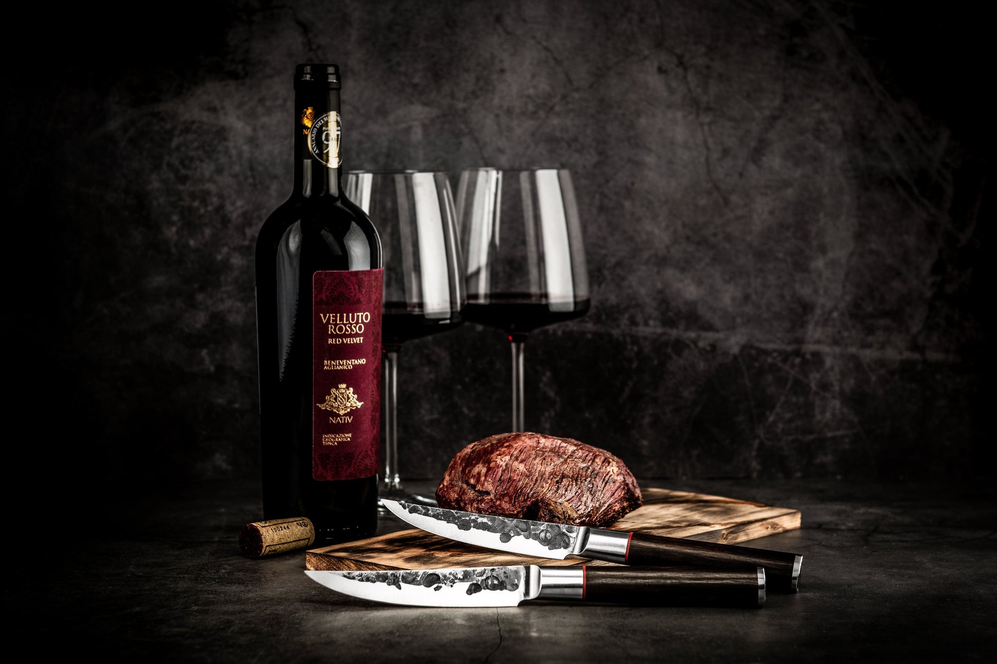 Forged Sebra Steakmessen 4-delig