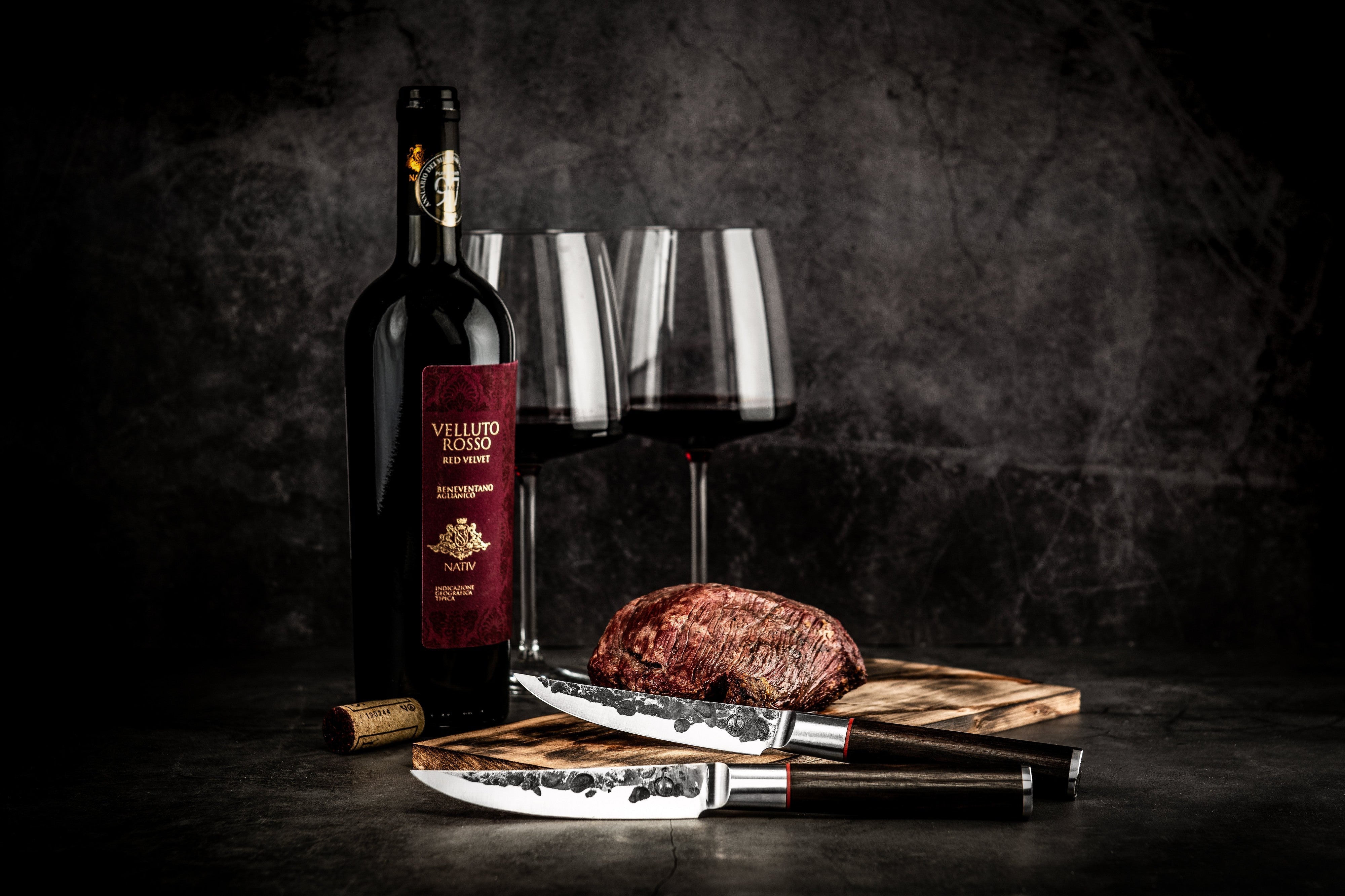 Forged Sebra Steakmessen 4-delig