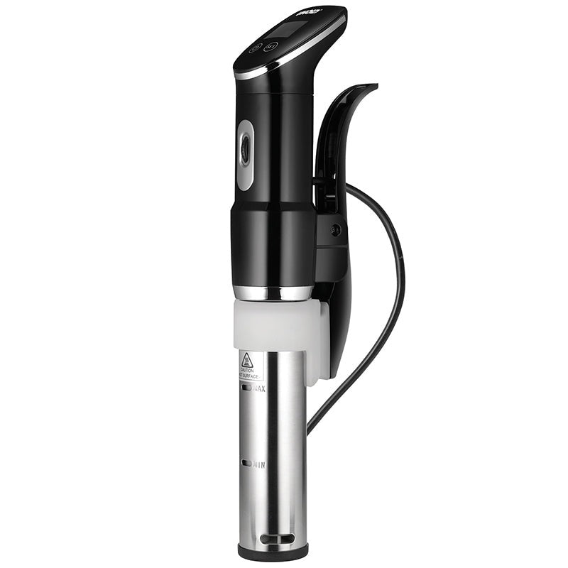 Unold Sous Vide Stick Time - RVS/Zwart op witte achtergrond