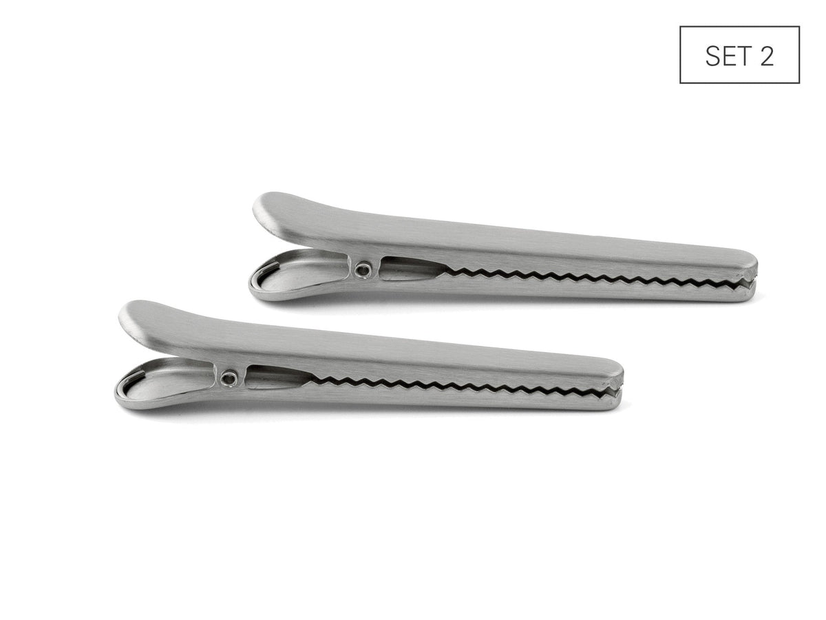 Weis Bagclips Lang - 2 stuks op witte achtergrond, met rechtsboven het label Set 2