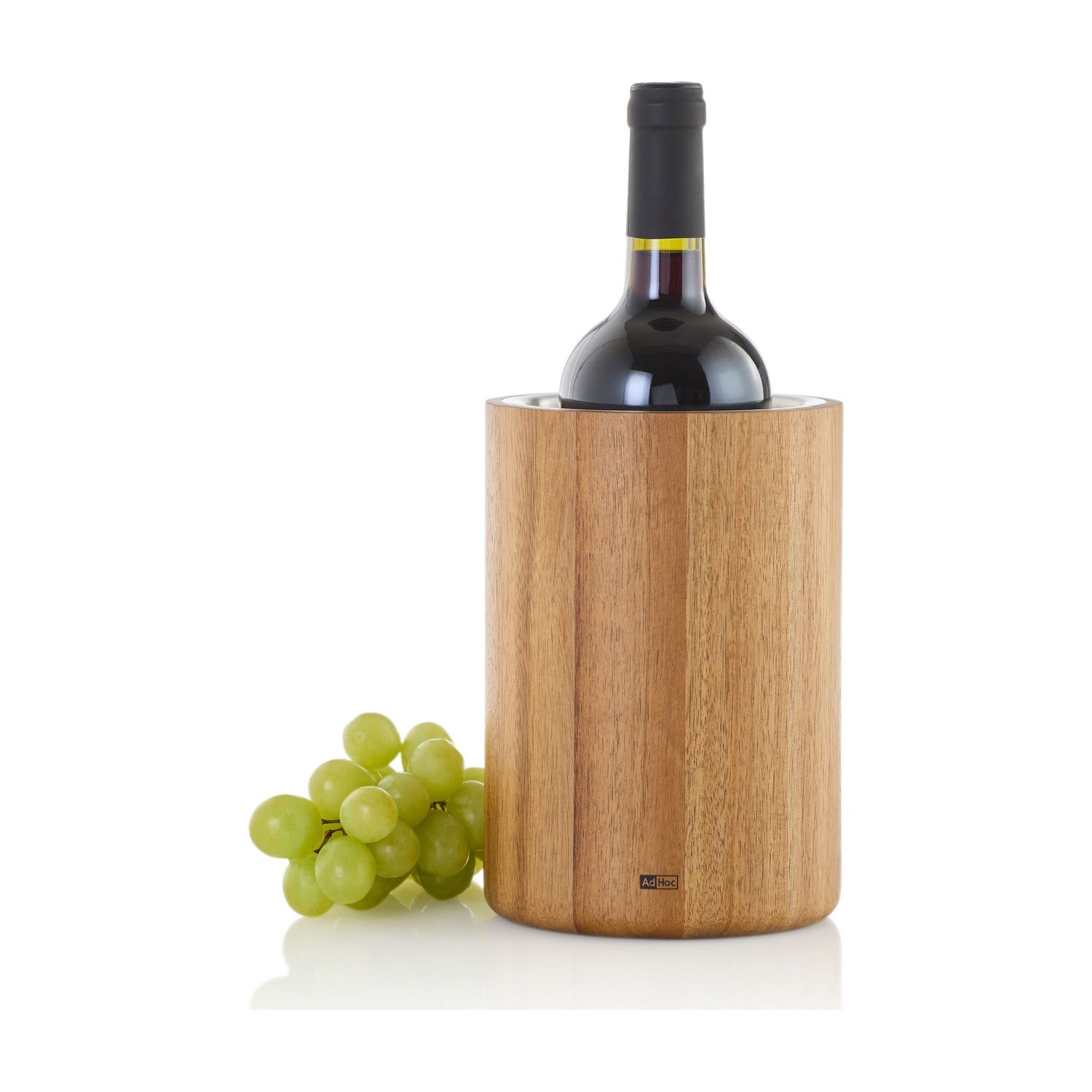 AdHoc Wijnkoeler Vine - Hout op witte achtergrond