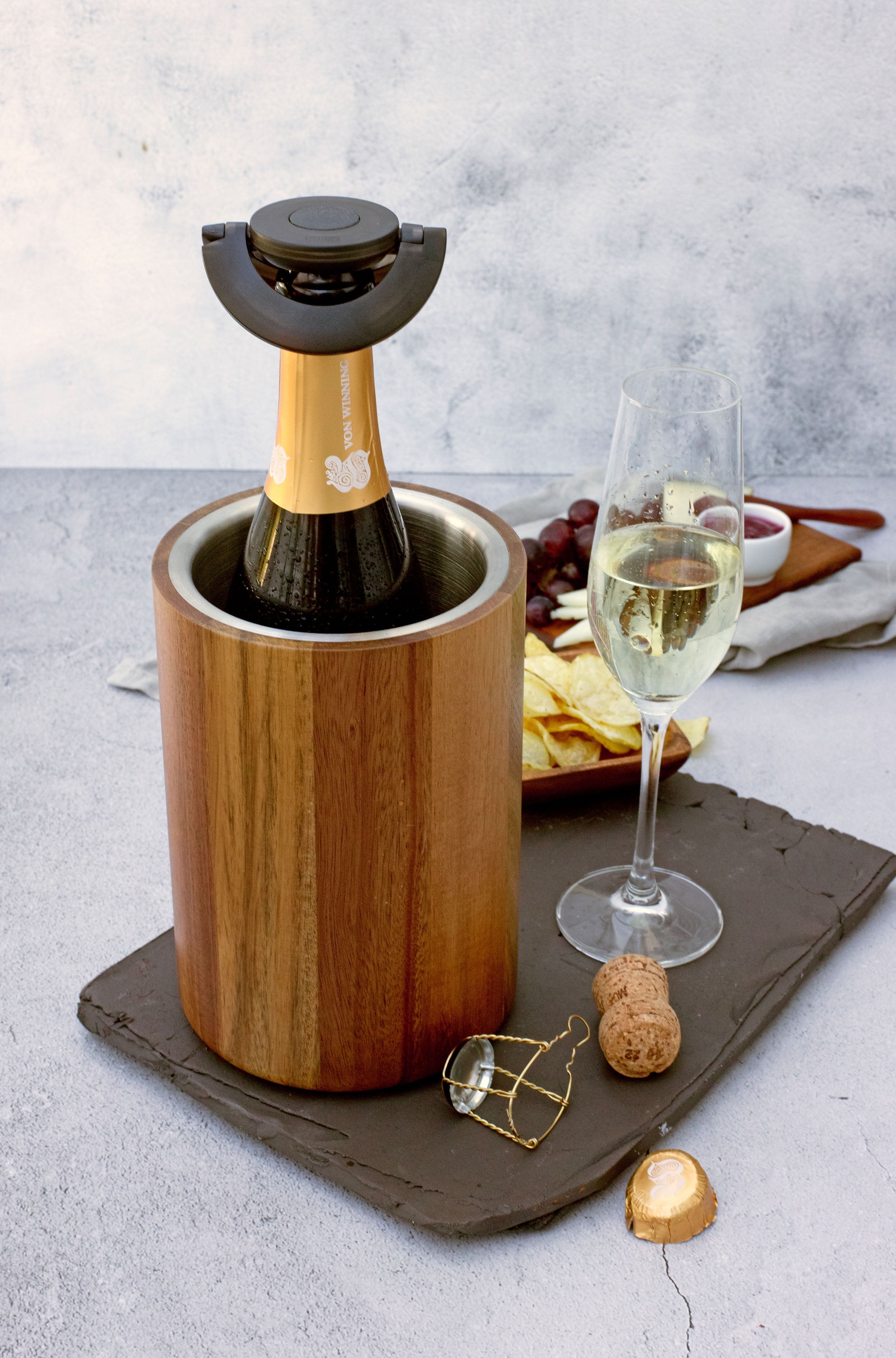AdHoc Wijnkoeler Vine - Hout