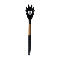 Slowtime Siliconen Pastavork Zwart/Hout - 33 cm