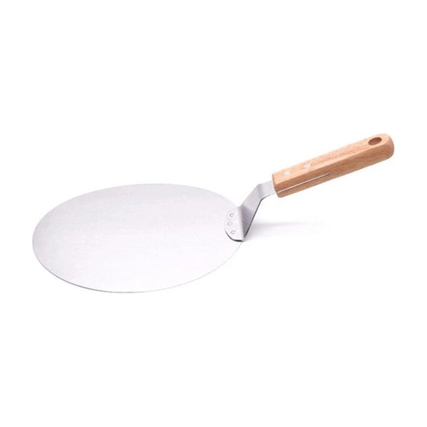 Woerdman Pizzaschep met Houten Handvat - 25 cm op witte achtergrond