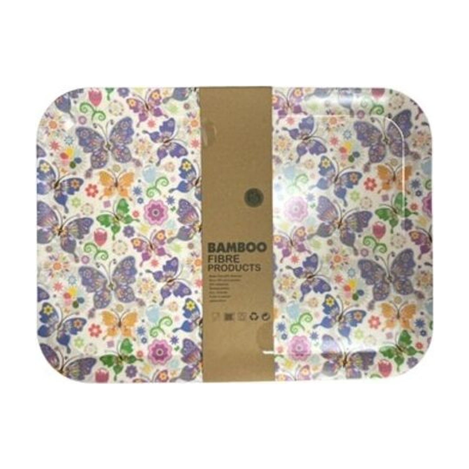 Basic Culinair Dienblad Plat op witte achtergrond