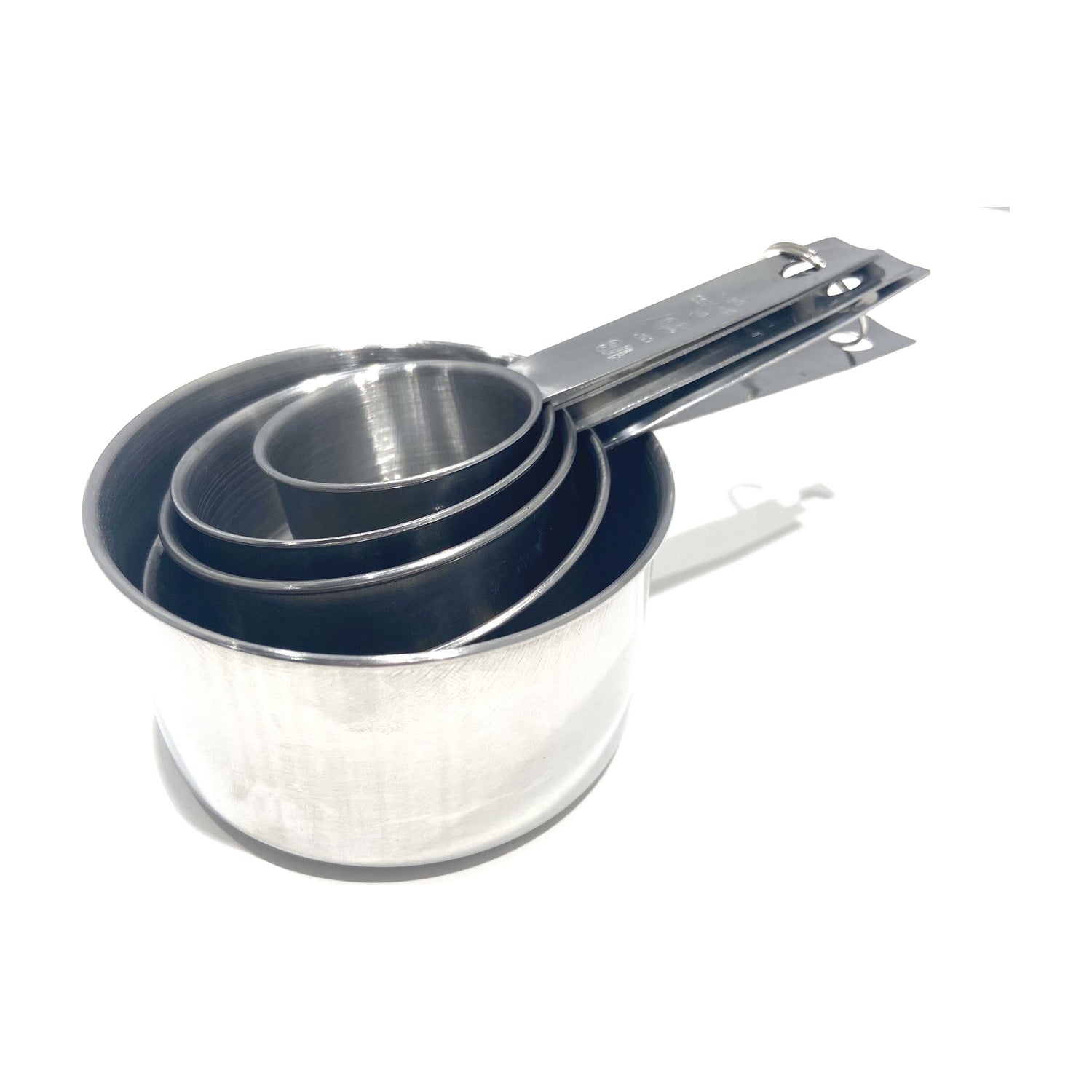 Woerdman Maatcup RVS - 5 stuks op witte achtergrond