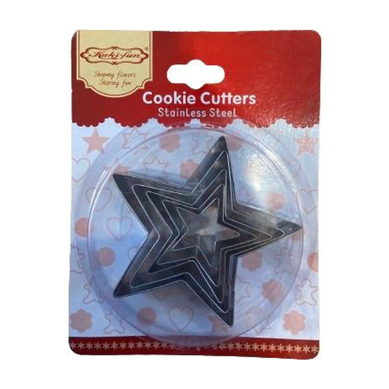 Culi1 Uitstekers Kerstster 5-delig op witte achtergrond