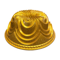 Woerdman Bakvorm Gietaluminium Ribbel - Goud