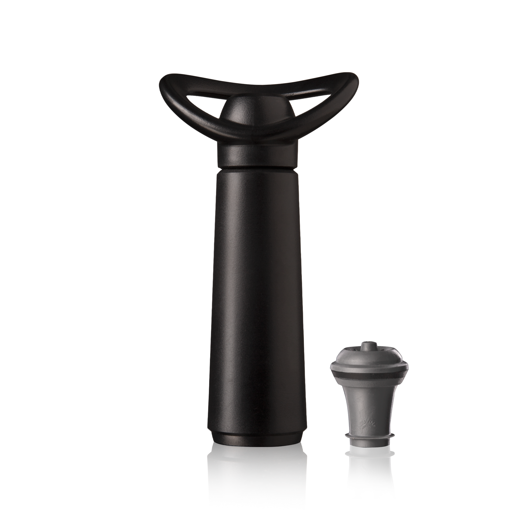Vacuvin Wine Saver - Zwart op witte achtergrond