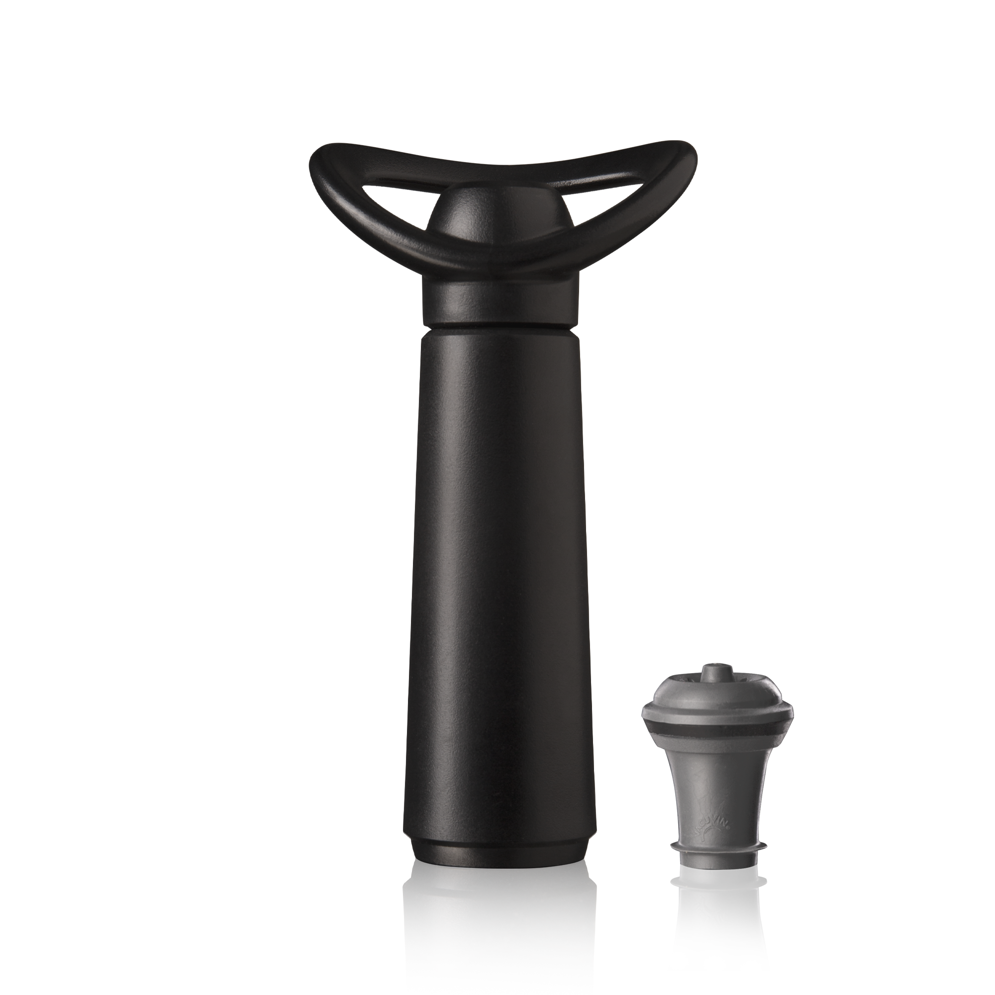 Vacuvin Wine Saver - Zwart op witte achtergrond