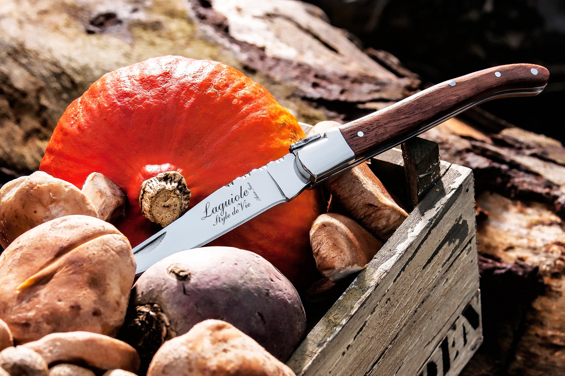 Laguiole Style de Vie Luxury Line Zakmes - Rozenhout