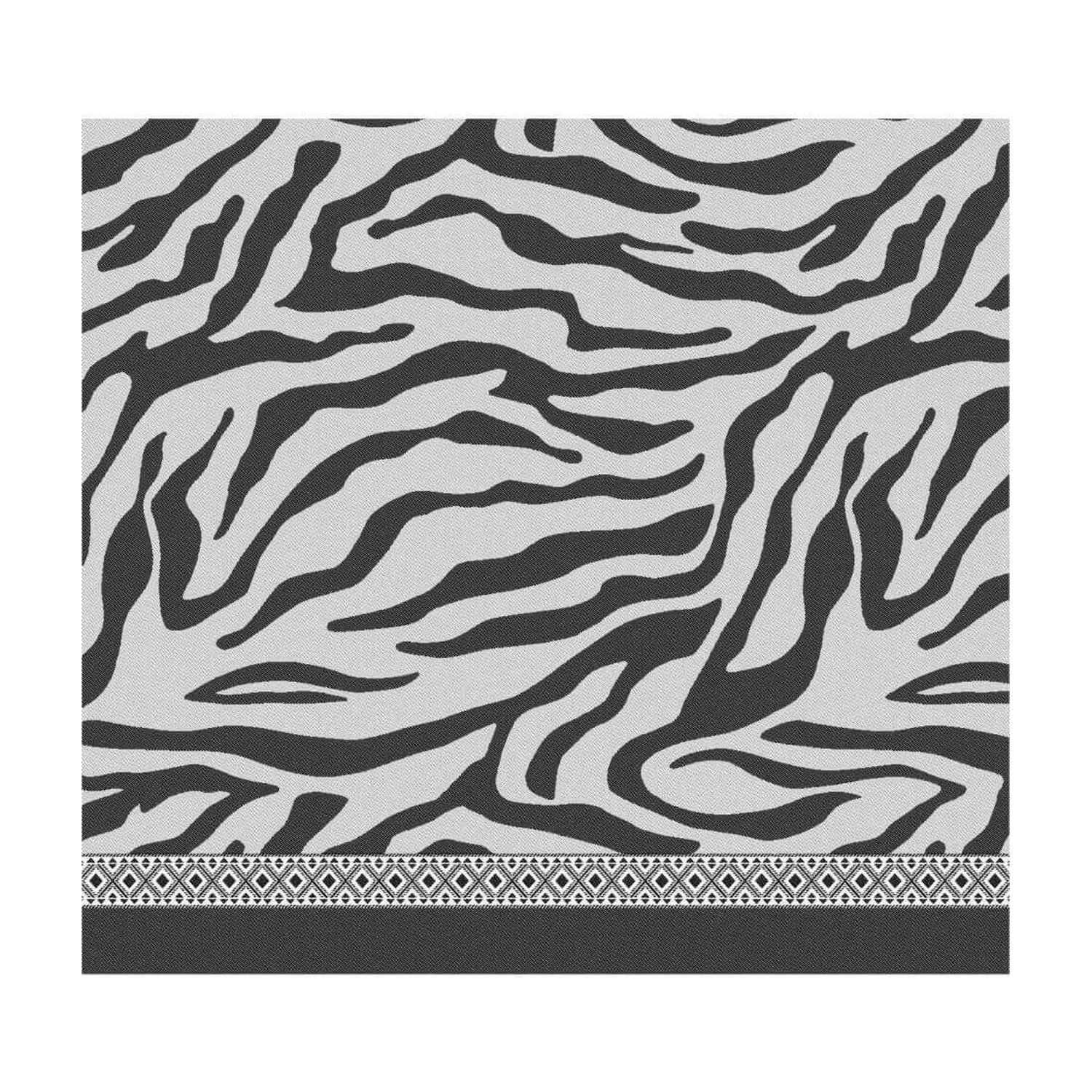 DDDDD Theedoek - Africa Black op witte achtergrond