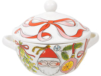 Blond Amsterdam Kerst Soepterrine Strik - 23 cm