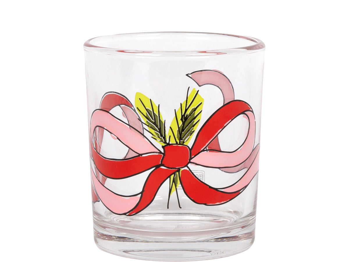 Blond Amsterdam Kerst Sapglas Strik - 200 ml op witte achtergrond