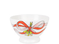 Blond Amsterdam Kerst Kom op Voet Strik - 13 cm