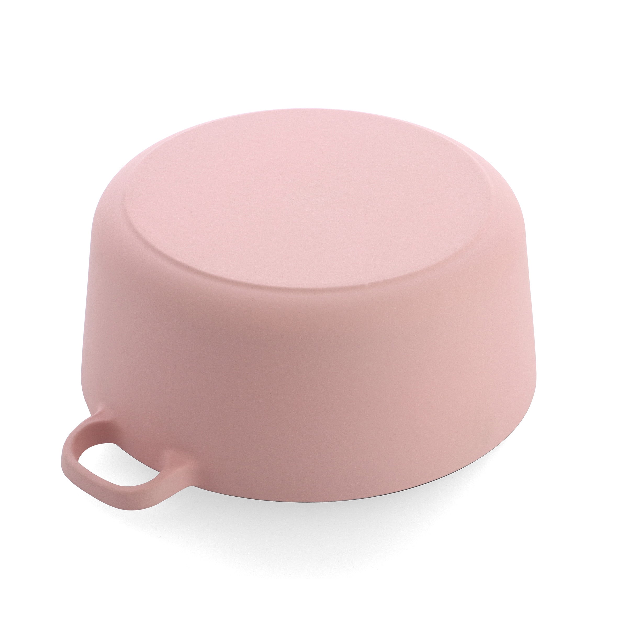 Bodem van de BK Bourgogne braadpan in Blush Pink met lichtroze afwerking