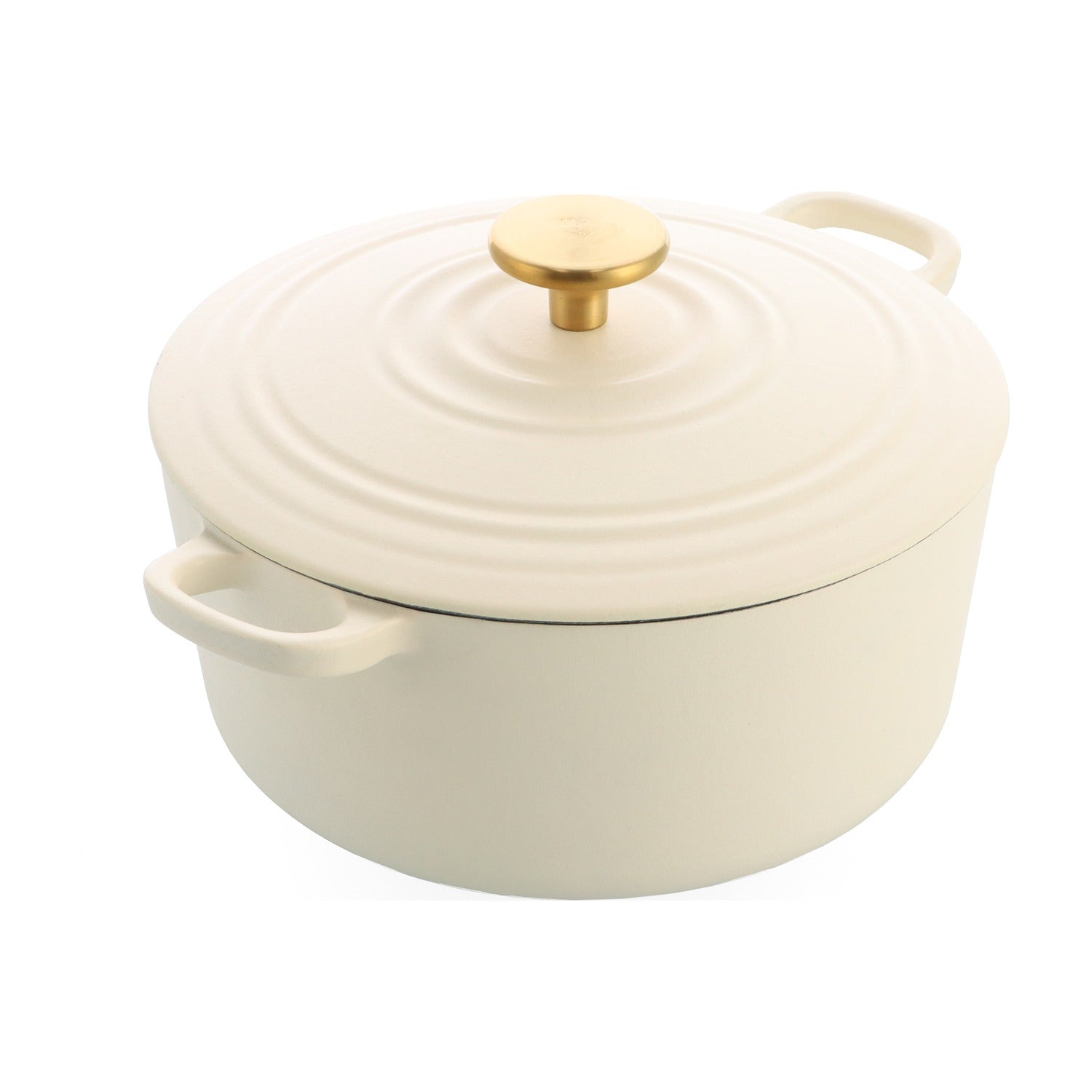 BK Bourgogne Braadpan Cream White - 24 cm op witte achtergrond