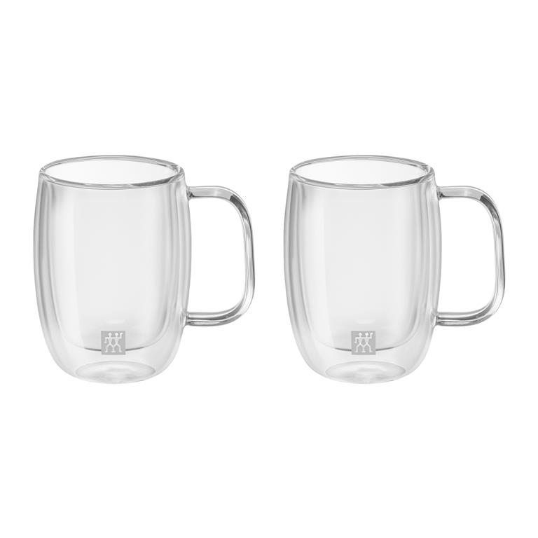 Zwilling Sorrento Dubbelwandig Espressoglazen 2 stuks - 130 ml op witte achtergrond