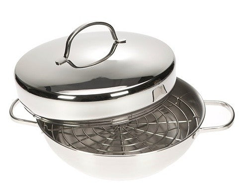Demeyere Resto 3 Rookset RVS - 28 cm op witte achtergrond