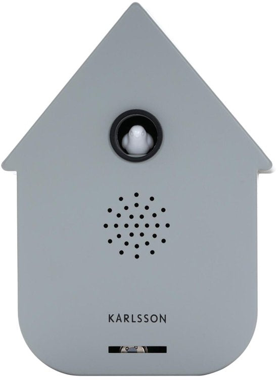Karlsson Ornament Sound Box Modern Cuckoo - Mouse Grey