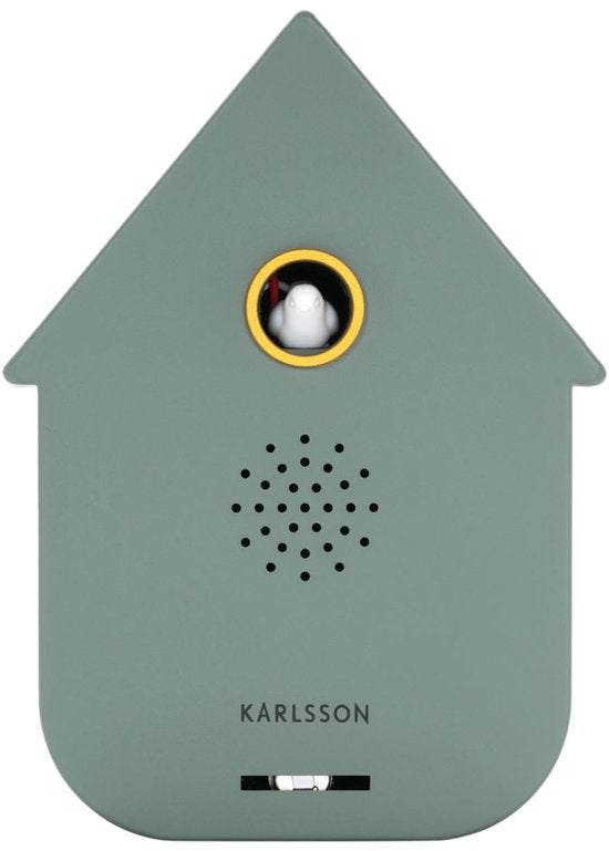 Karlsson Ornament Sound Box Modern Cuckoo - Jungle Green