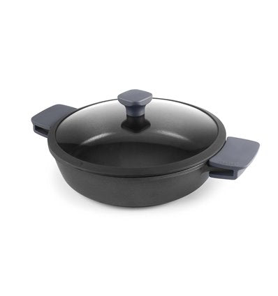 Ibili Neo Hapjes- en Braadpan met Deksel - 32 cm op witte achtergrond