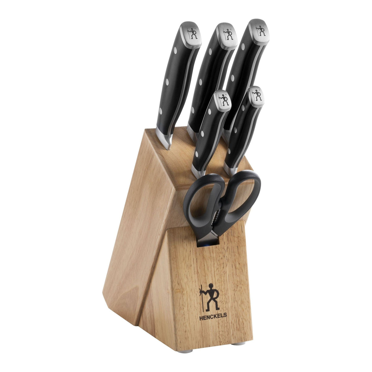 Zwilling Henckels Accent Messenblok 7-delig op witte achtergrond