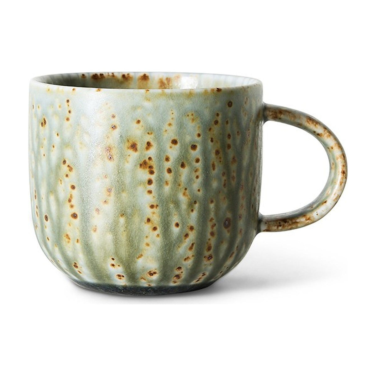 HKLiving Chef Ceramics Mok - Rustic Green op witte achtergrond