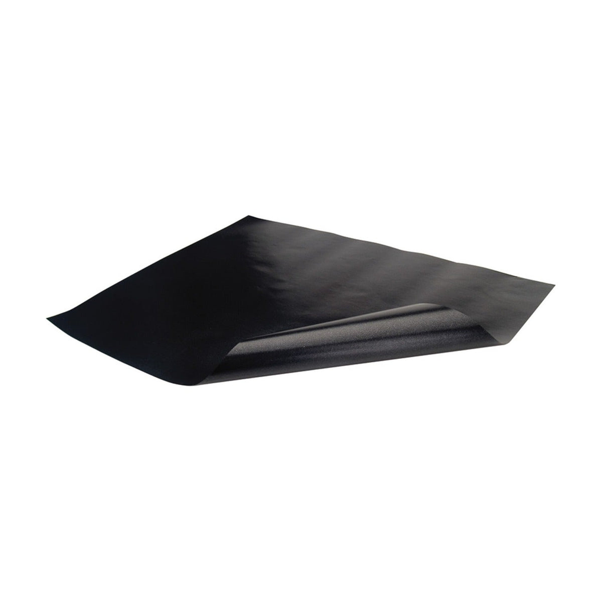 Ibili Bakmat Anti-aanbak - 40 x 33 cm, zwarte anti-aanbak bakmat op witte achtergrond