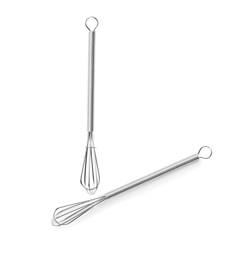Ibili Garde Mini RVS - 15 cm, twee garde's naast elkaar, één rechtop en één schuin liggend