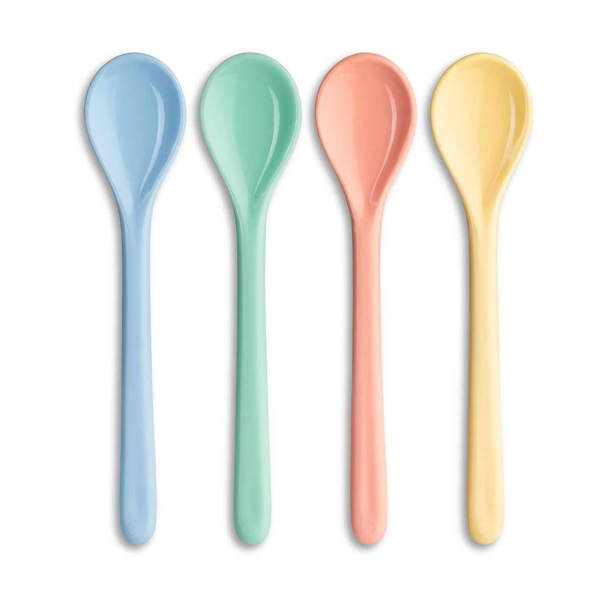 Koziol Nora Lepels S - 4 stuks - Multicolor op witte achtergrond