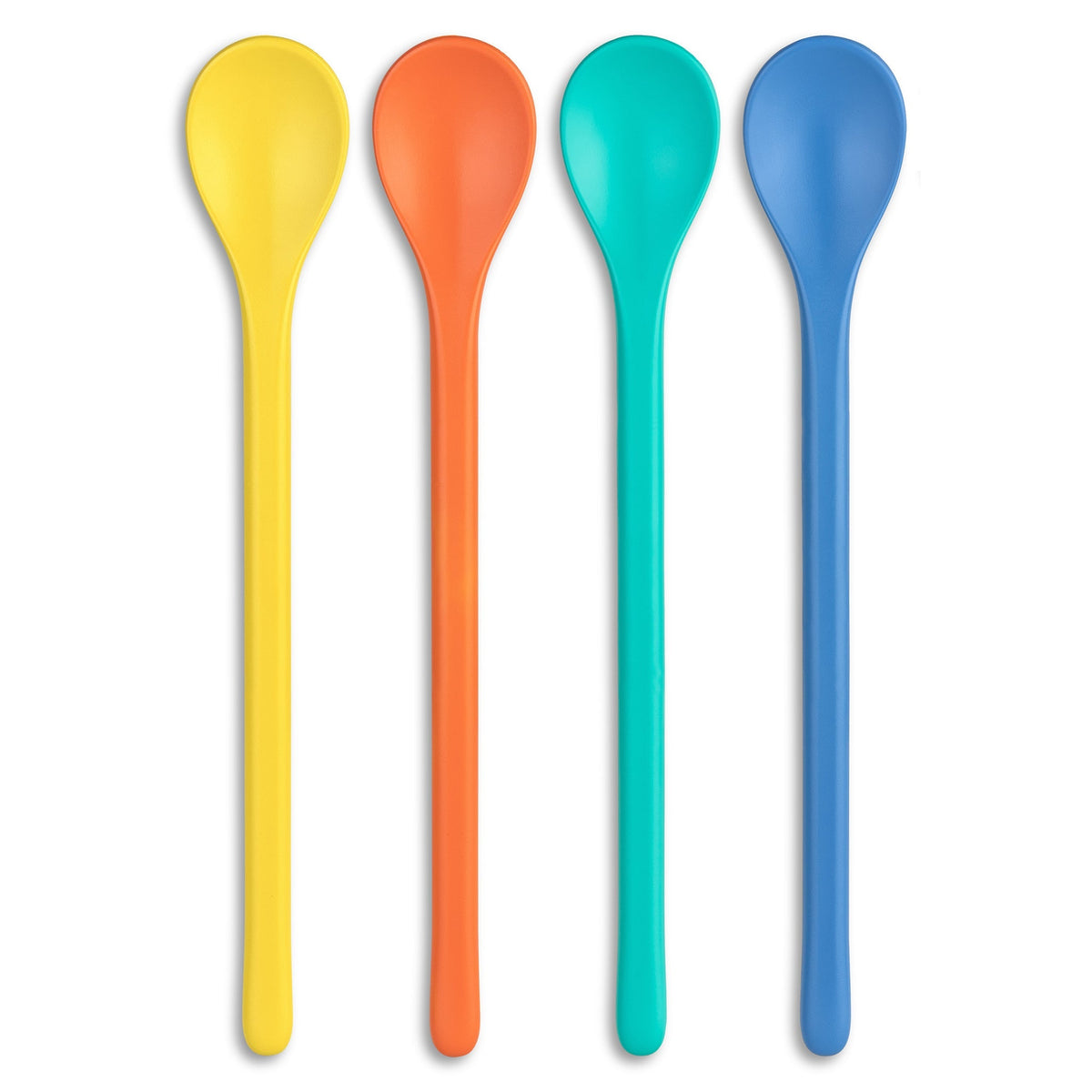 Koziol Nora Lepels L - 4 stuks - Multicolor op witte achtergrond