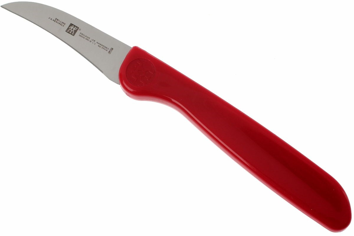 Zwilling Aardappelschilmesje - Krom op witte achtergrond