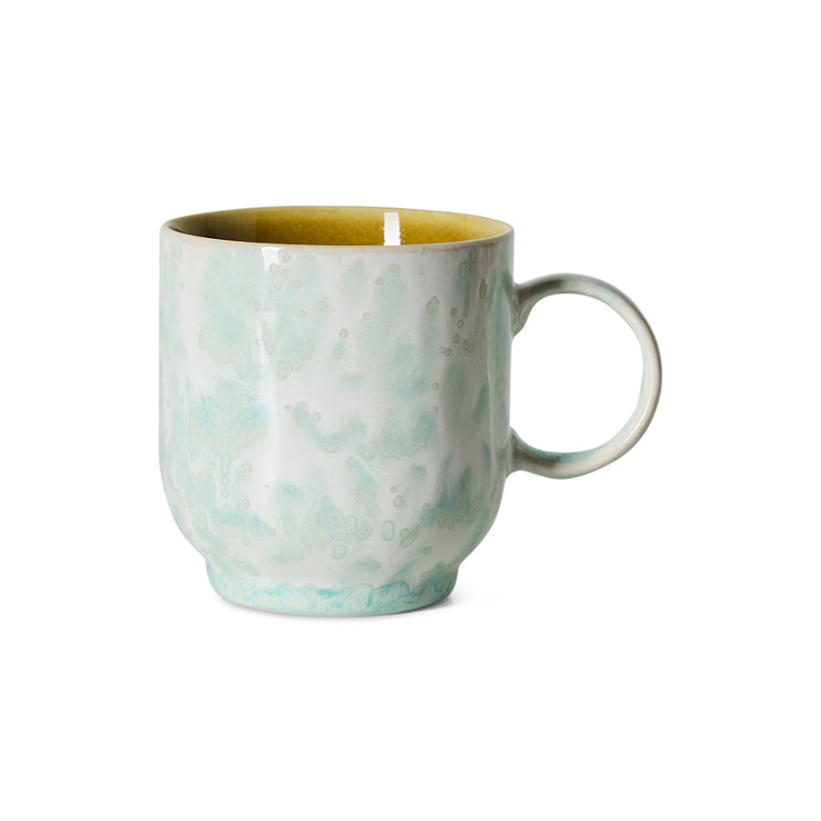 HKLiving 70's Koffiemok met Oor - Lotus