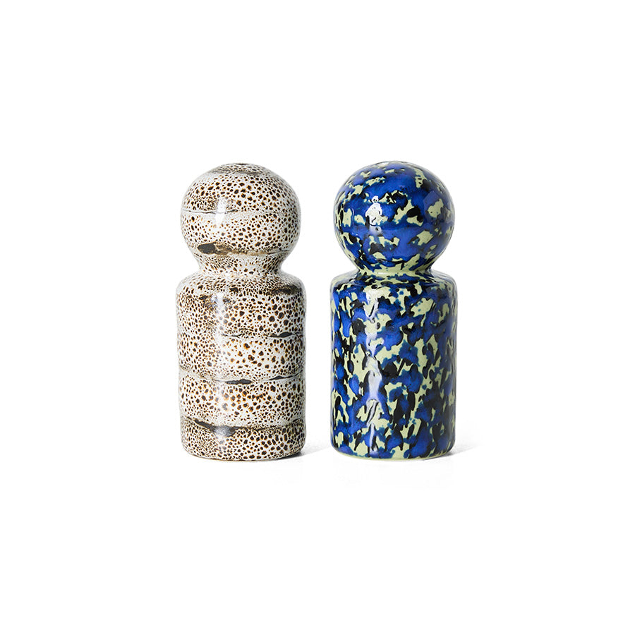 HKLiving 70's Peper- en Zoutstel - Grain