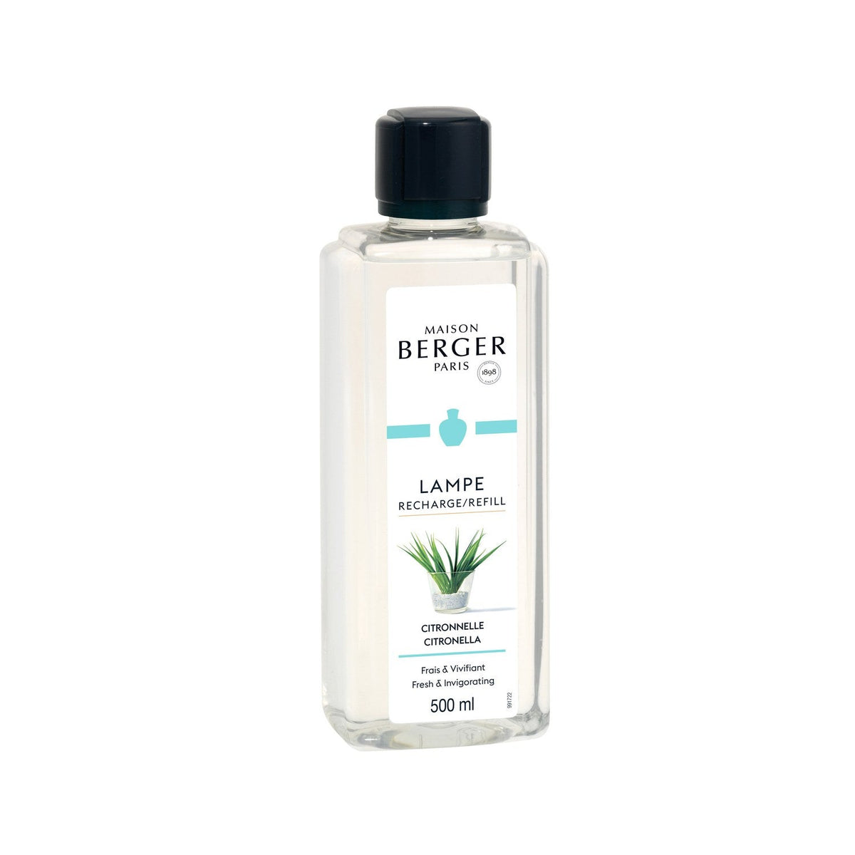Lampe Berger Huisparfum Citronnelle - 500 ml op witte achtergrond