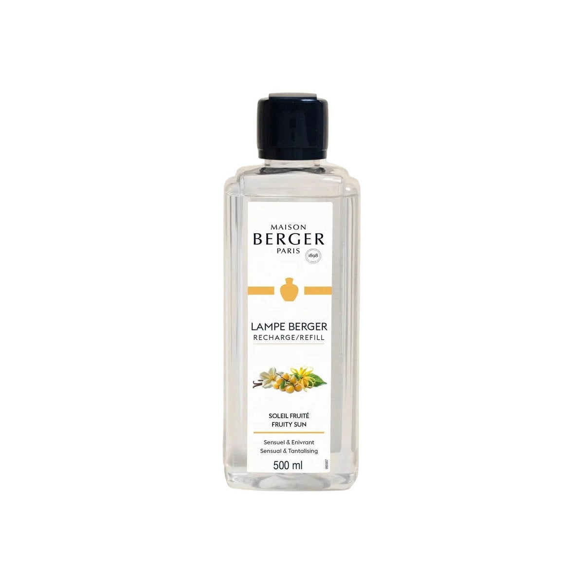 Lampe Berger Huisparfum Soleil Fruité - 500 ml op witte achtergrond